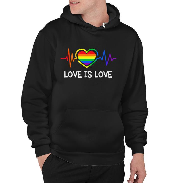 Love Is Love Gay Pride Hoodie