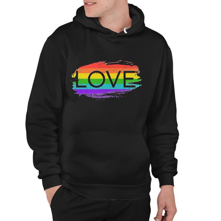Love Rainbow Paint Gay Pride Tshirt Hoodie