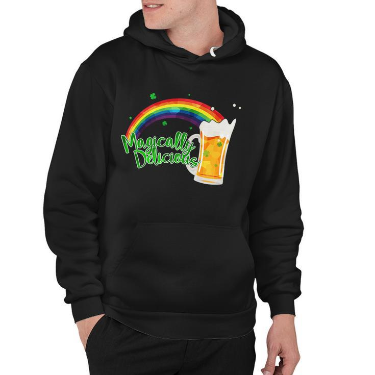 Magically Delicious Rainbow Beer St Patricks Day Hoodie