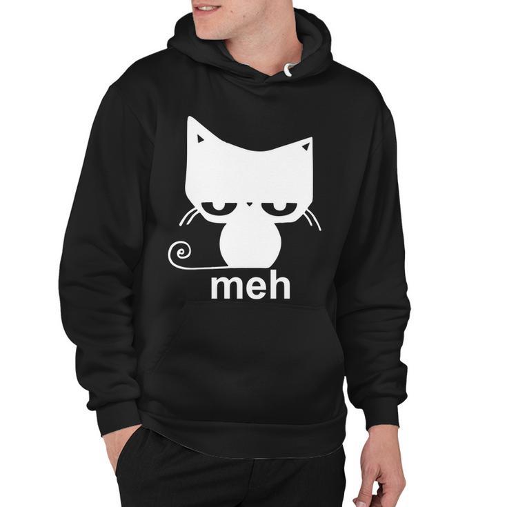 Meh Cat Funny Meme Hoodie