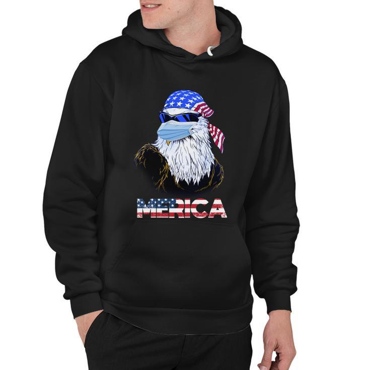 Merica Eagle Mullet 4Th Of July American Flag Vintage 2021 Great Gift Hoodie