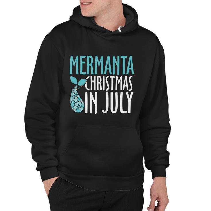 Mermanta Christmas In July Gift Christmas In July Hoodie