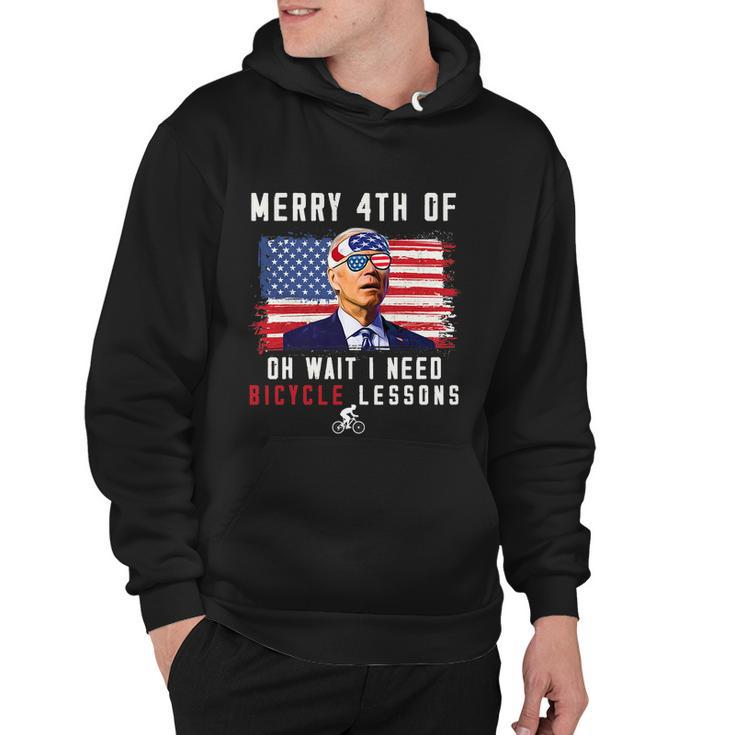 Merry 4Th Of July Biden Bike Bicycle Falls Off Funny V3 Hoodie