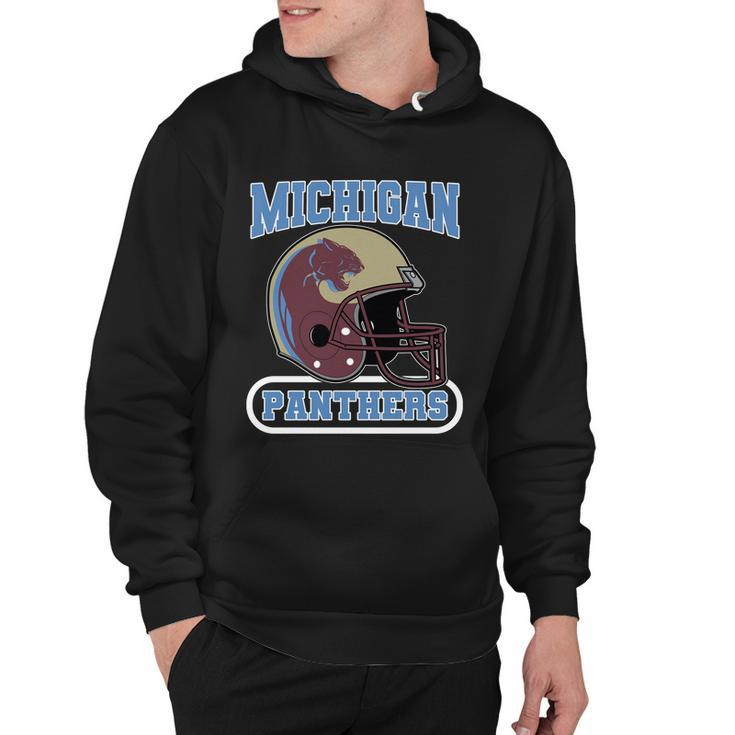 Michigan Panthers Football Logo Hoodie