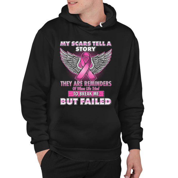 My Scars Tell A Story Breast Cancer Awareness Tshirt Hoodie