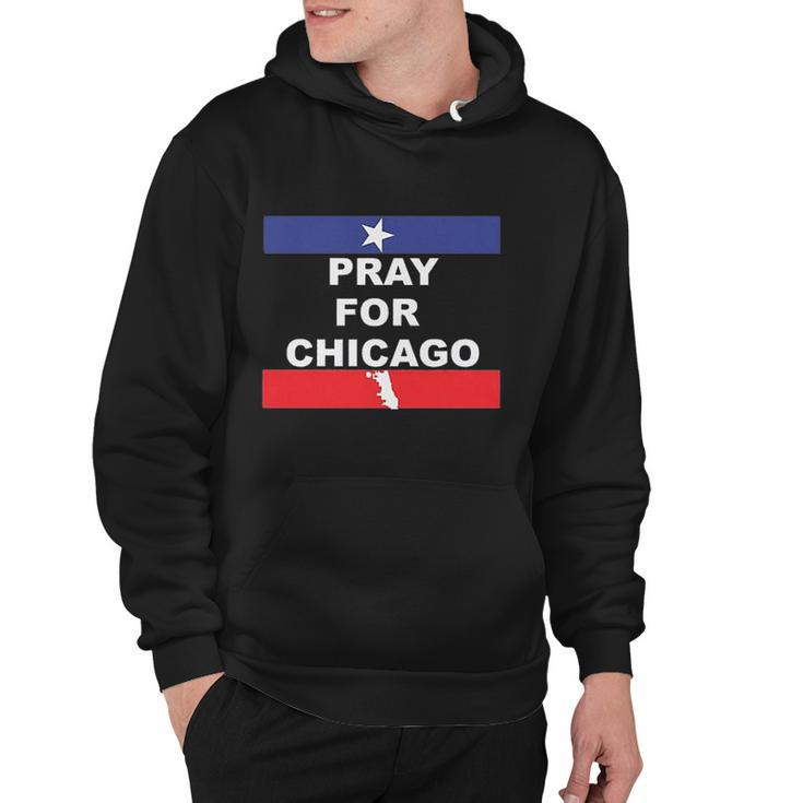 Nice Pray For Chicago Chicao Shooting Hoodie