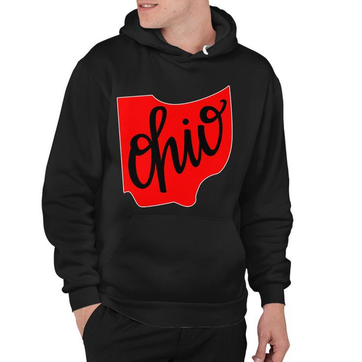 Ohio Outline State Hoodie