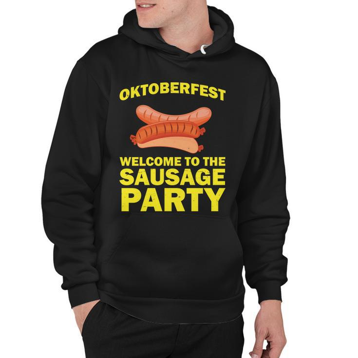 Oktoberfest Welcome To The Sausage Party Hoodie