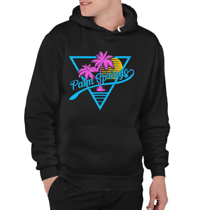 Palm Springs Retro 80S Neon Hoodie