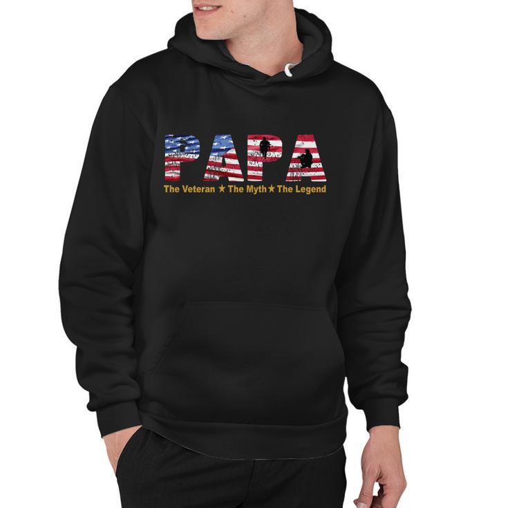 Papa The Veteran The Myth The Legend Tshirt Hoodie