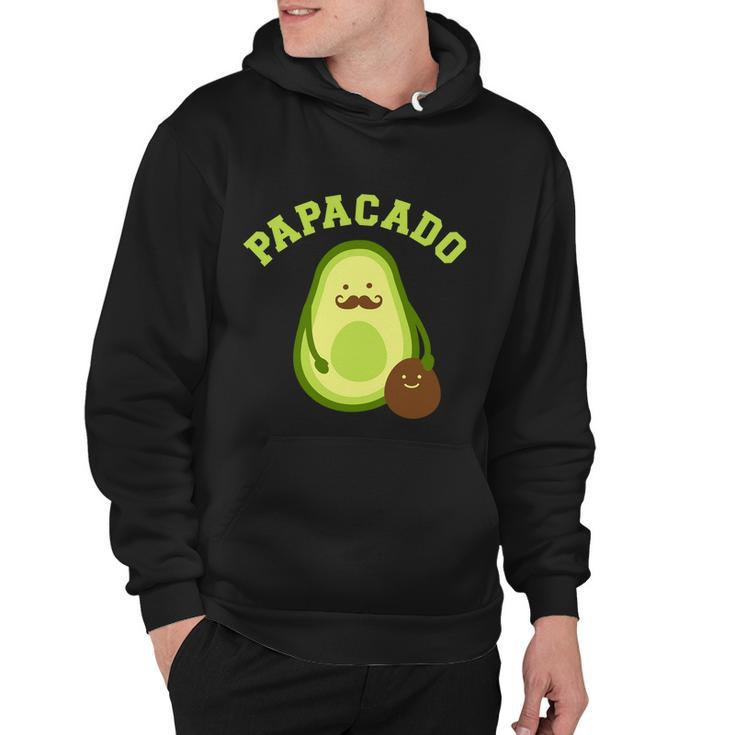 Papacado Funny Gift For New Dad Or Daddy Announcement Gift Hoodie