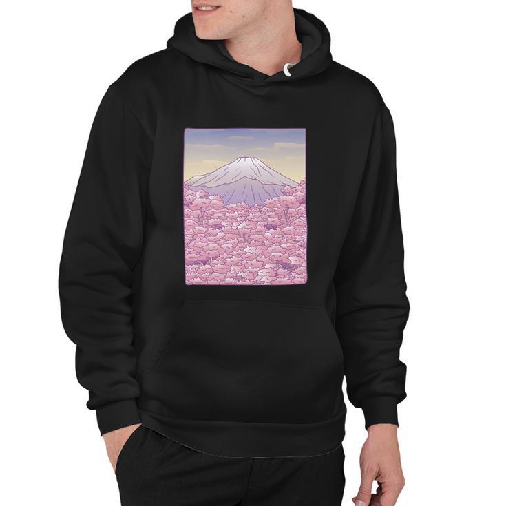 Pastel Mount Fuji Hoodie