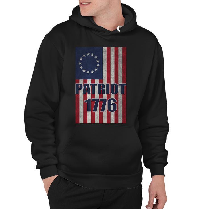 Patriot Betsy Ross Flag  Hoodie