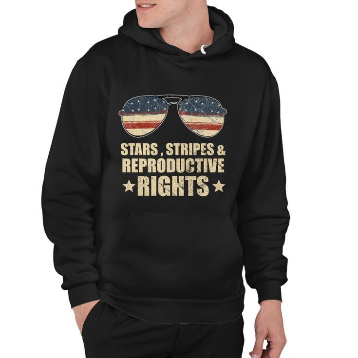 Patriotic 4Th Of July Stars Stripes And Reproductive Rights Funny Gift V2 Hoodie