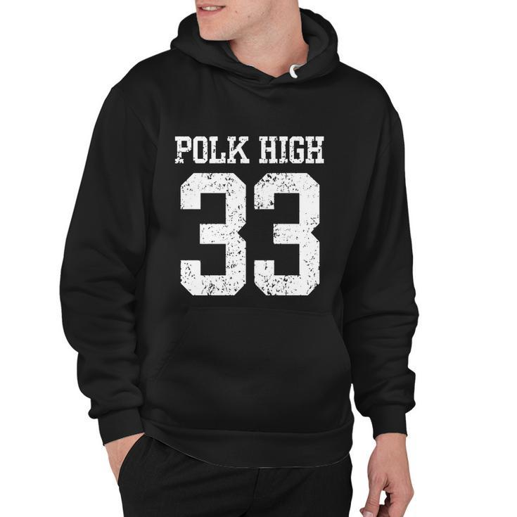 Polk High Number  Hoodie