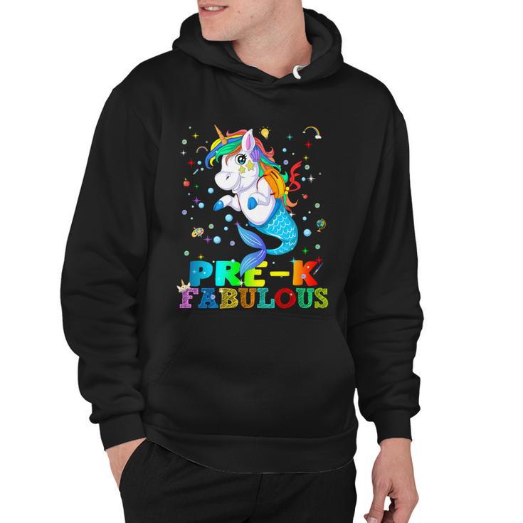 Pre K Fabulous Mermaid Unicorn Hoodie