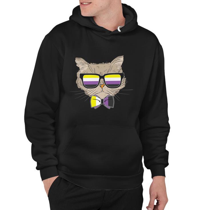 Pride Month Nonbinary Gay Pride Cat Lgbt Hoodie