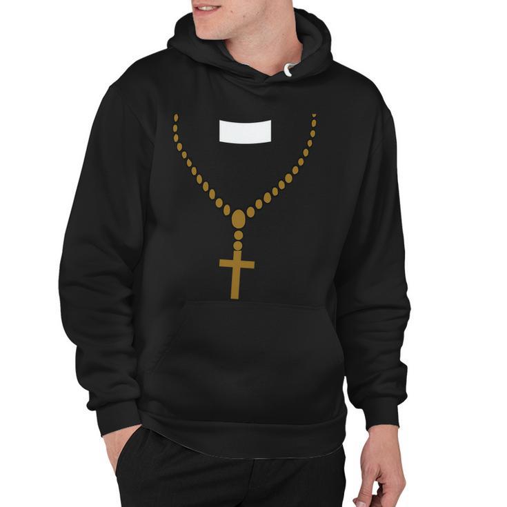 Priest Costume Cross Religion Hoodie