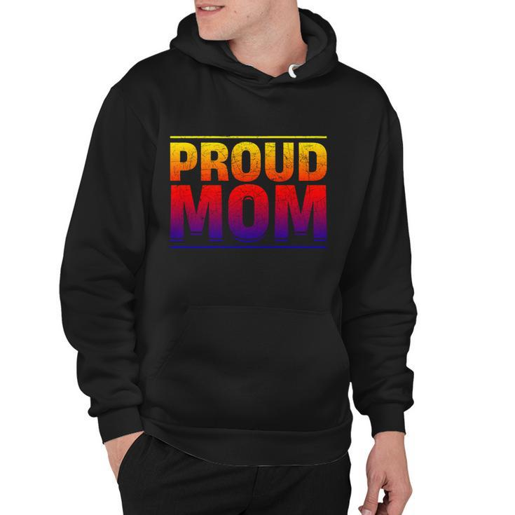 Proud Mom Abrosexual Flag Lgbtq Queer Mothers Day Abrosexual Gift Hoodie