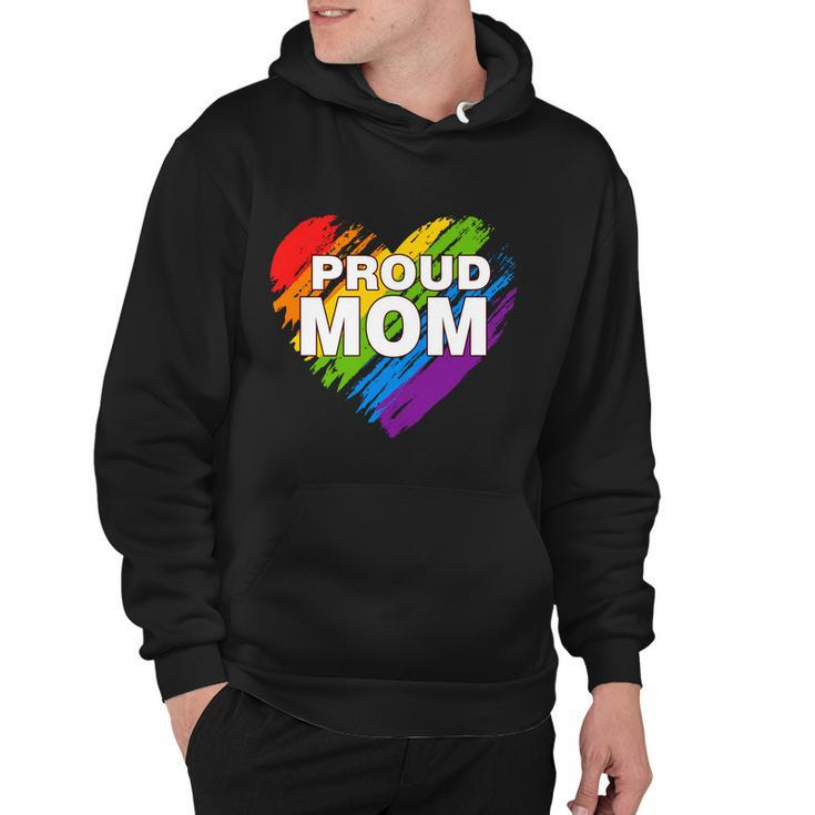 Proud Mom Lgbt Rainbow Gay Pride Gift Mothers Day Gift Hoodie