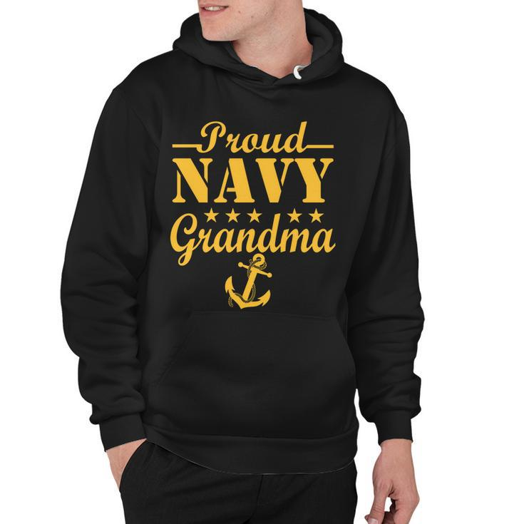 Proud Navy Grandma V2 Hoodie