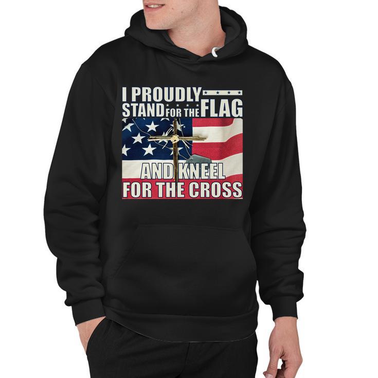 I stand for the flag and kneel for the cross hoodie sale