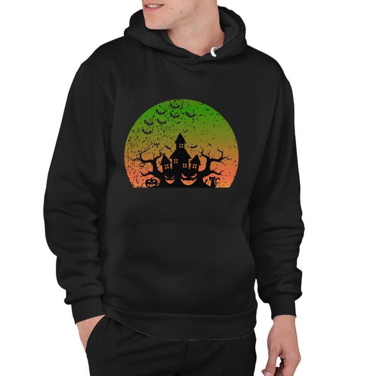 Pumpkin Witch Castle Halloween Quote Hoodie