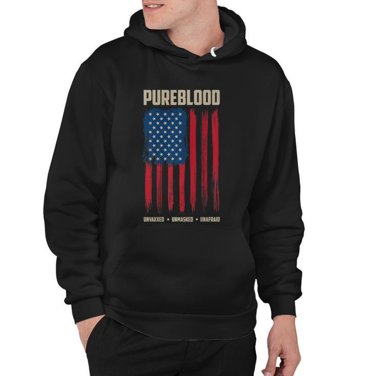 Pureblood American Flag Pure Blooded Patriot Hoodie