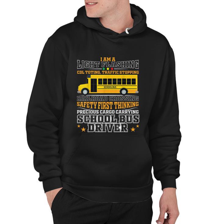 Railroad Crossing School Bus Driver Design For A Bus Driver Hoodie