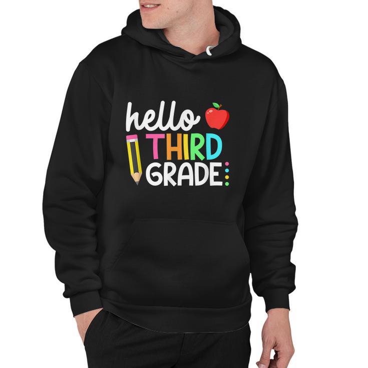 Rainbow Team 3Rd Grade Back To School Hoodie