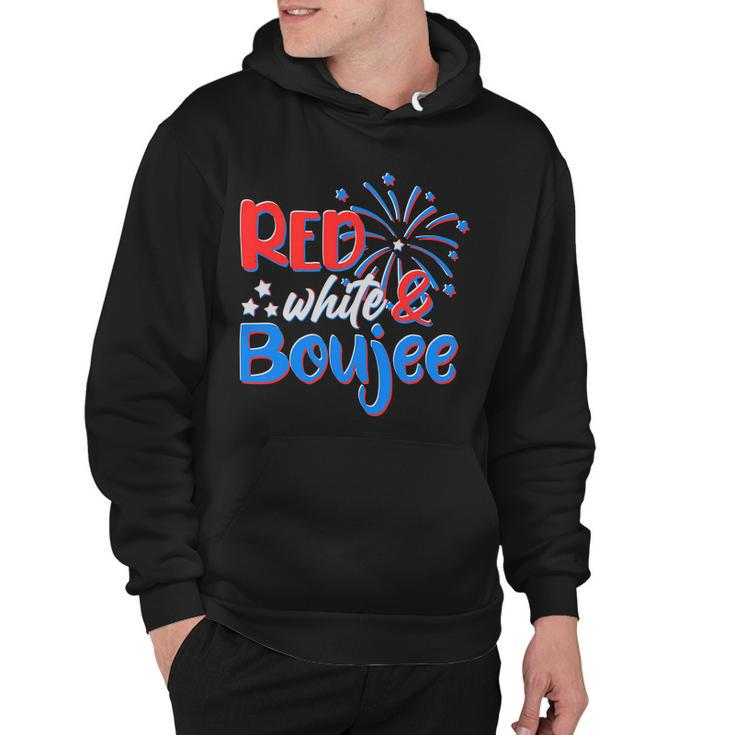 Red White And Boujee 4Th Of July Fireworks Hoodie