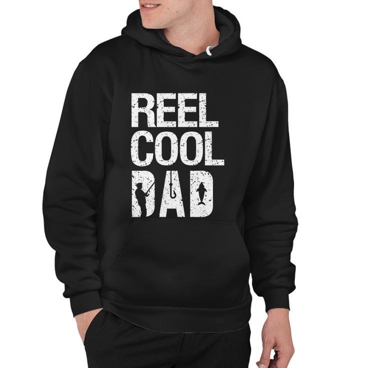 Reel Cool Dad Fishing For Fisherman Funny Hoodie