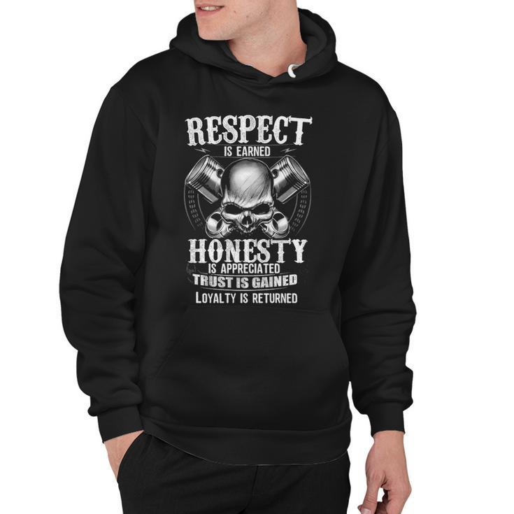 Respect Is Earned - Loyalty Is Returned Hoodie