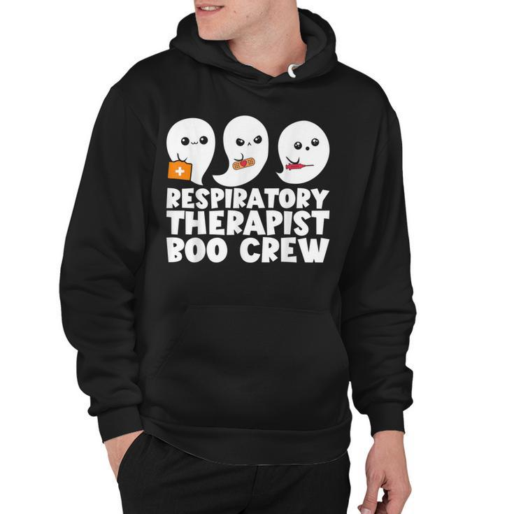 Respiratory Therapist Boo Crew Rt Halloween Ghost  Hoodie