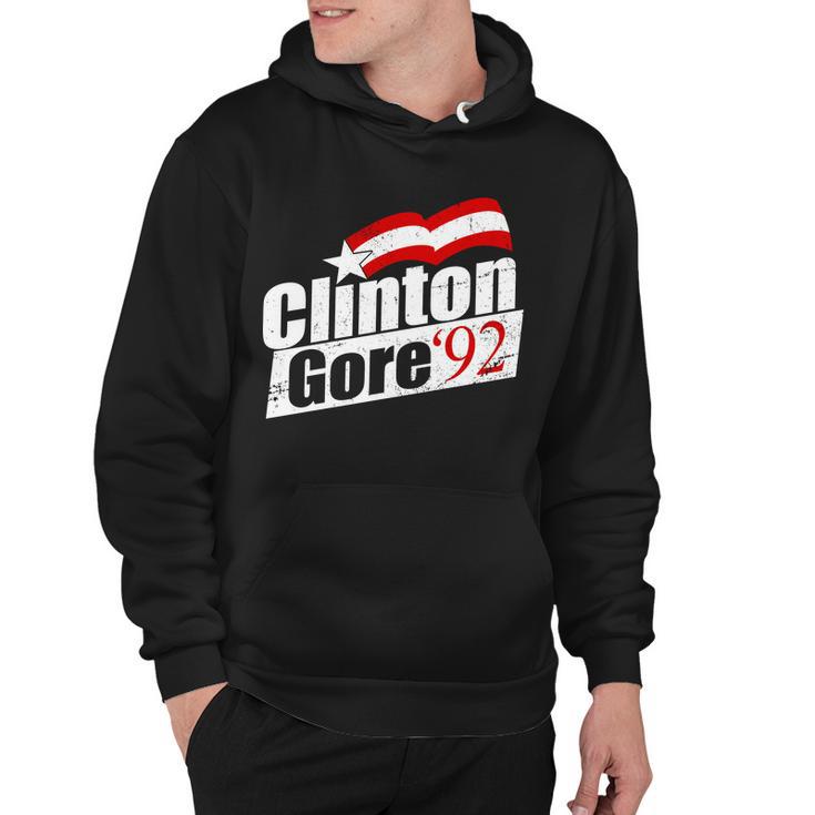 Retro Clinton Gore 1992 Election Hoodie