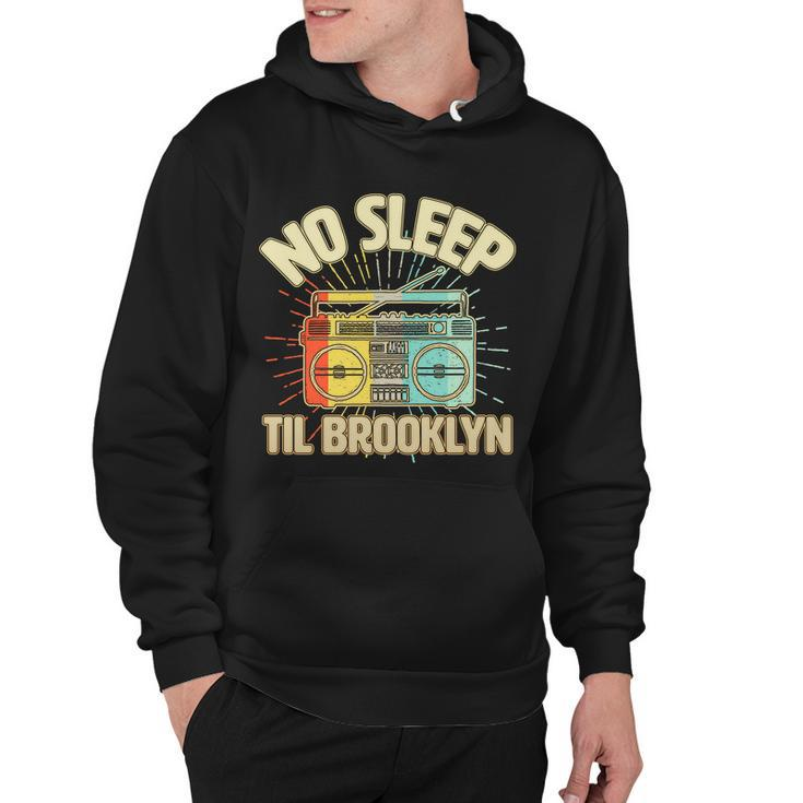 Retro No Sleep Til Brooklyn Hoodie
