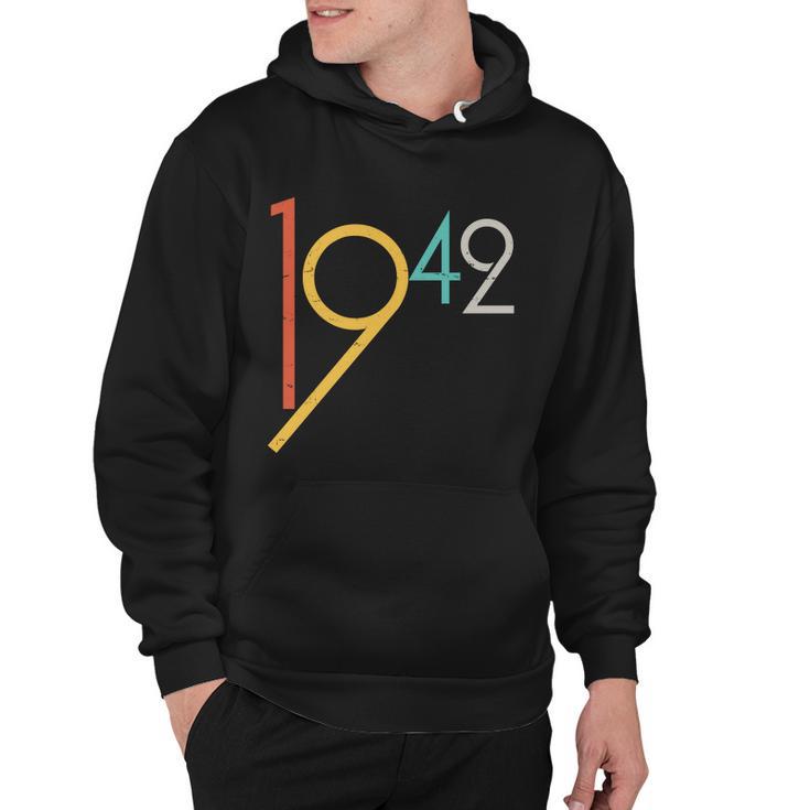 Retro Vintage 1942 80Th Birthday Tshirt Hoodie