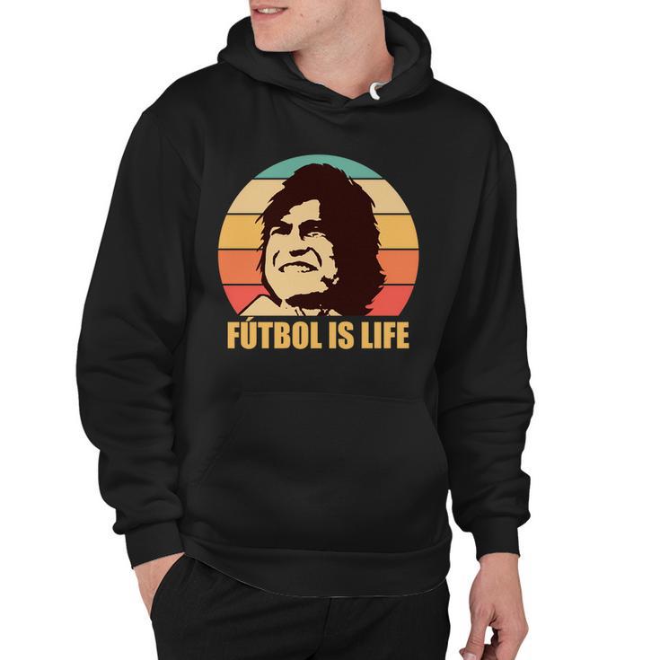 Retro Vintage Futbol Is Life Tshirt Hoodie