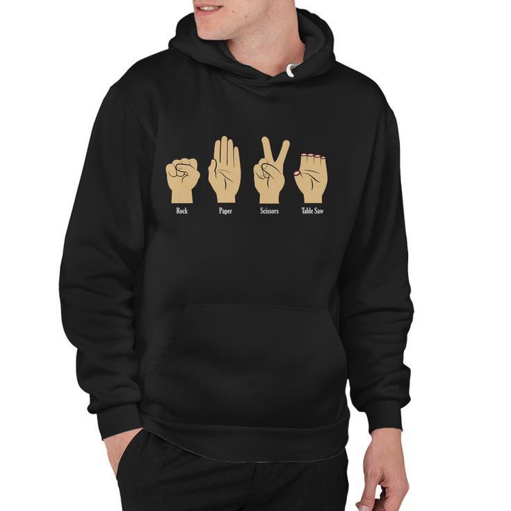 Rock Paper Scissors Table Saw V2 Hoodie