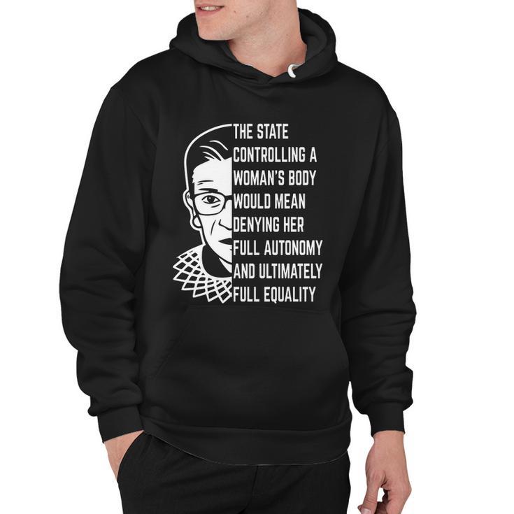 Ruth Bader Ginsburg Defend Roe V Wade Rbg Pro Choice Abortion Rights Feminism Hoodie