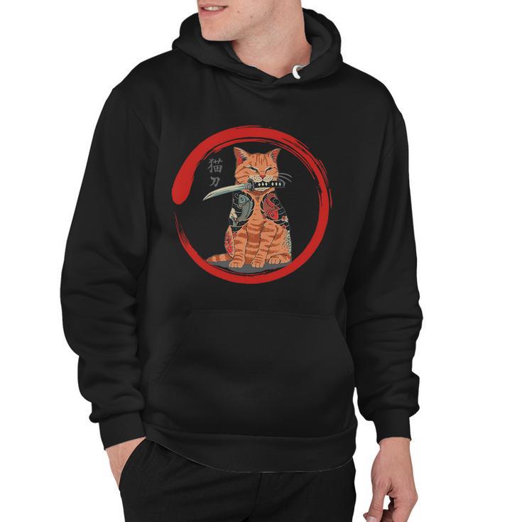 Samurai Cattana Emblem Hoodie