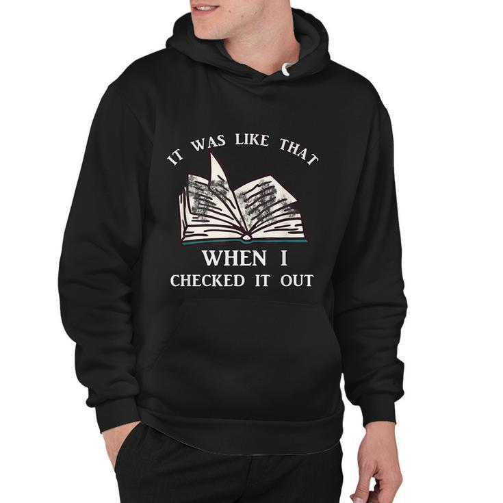 School Library Funny For Librarian  Hoodie