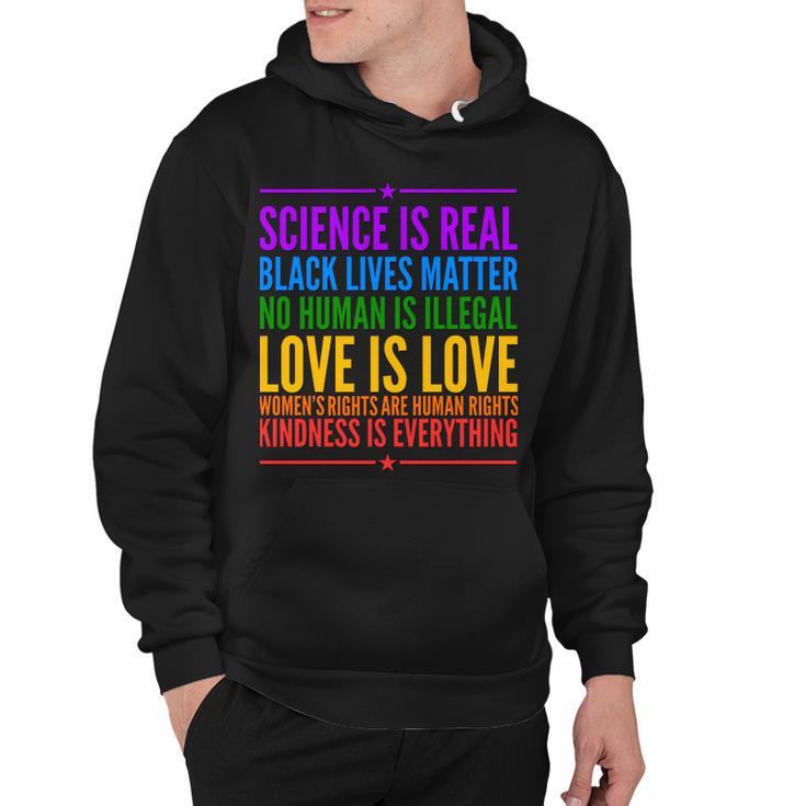 Science Is Real Black Lives Matter Love Is Love Tshirt Hoodie