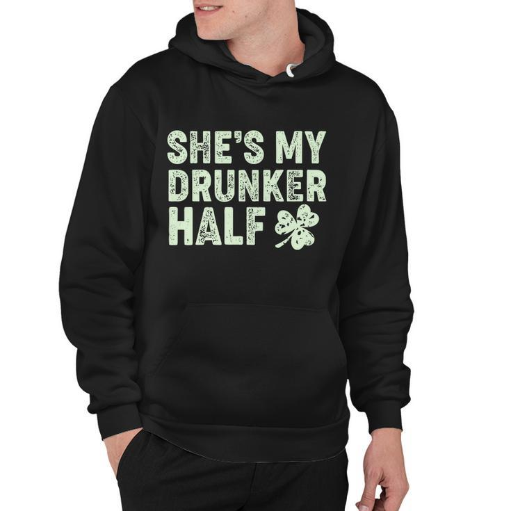 St Patricks Day Shes My Drunker Half Matching Couple&S Hoodie