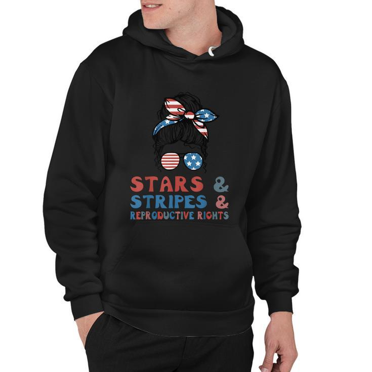 Stars Stripes Reproductive Rights American Flag V2 Hoodie