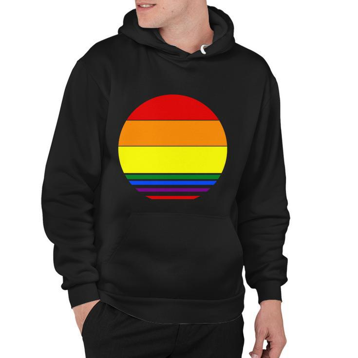 Sunset Lgbt Gay Pride Lesbian Bisexual Ally Quote V3 Hoodie