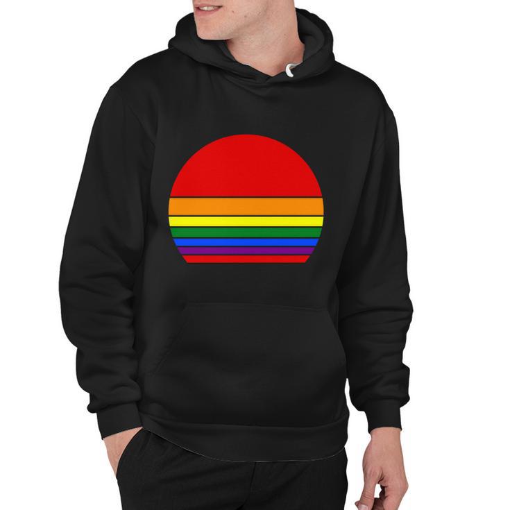 Sunset Lgbt Gay Pride Lesbian Bisexual Ally Quote V5 Hoodie