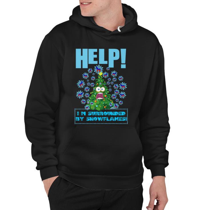 Surrounded By Snowflakes Hoodie