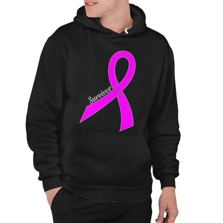 Survivor Breast Cancer Ribbon Tshirt Hoodie