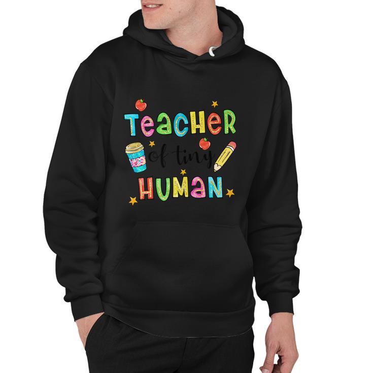 Teach Of Tiny Human Love Inspire Graphic Plus Size Shirt For Teacher Hoodie